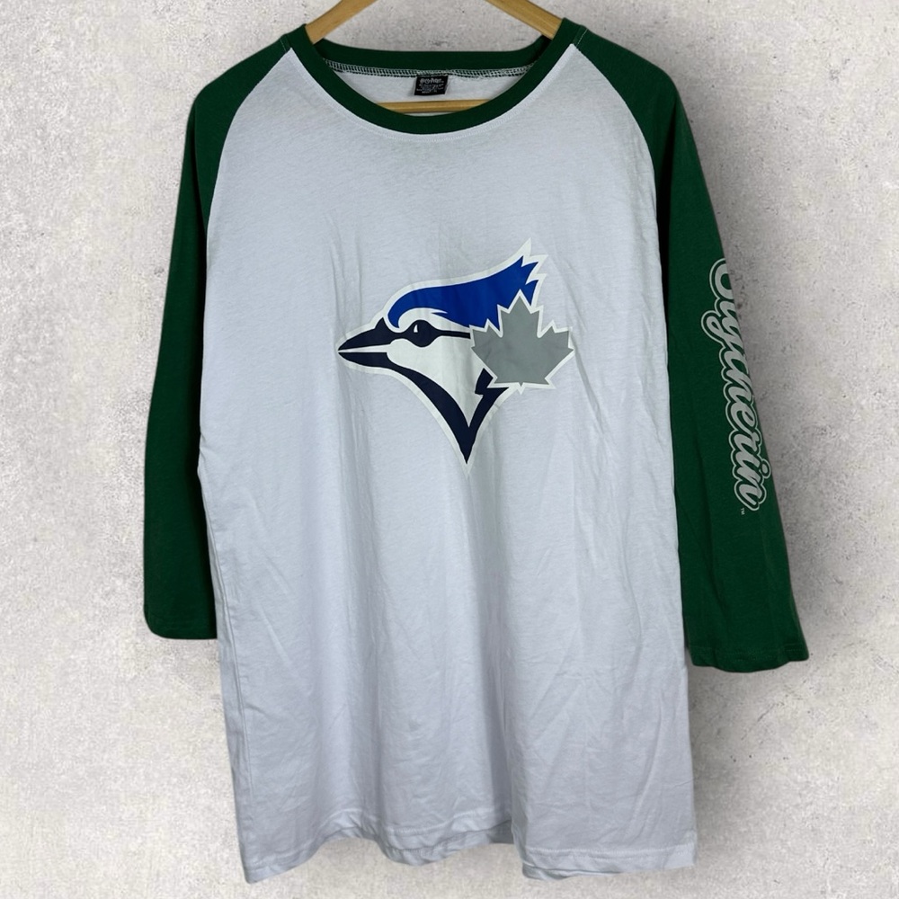 Harry Potter Toronto Blue Jays Baseball Hogwarts Slytherin House Tee‎ XL T-Shirt